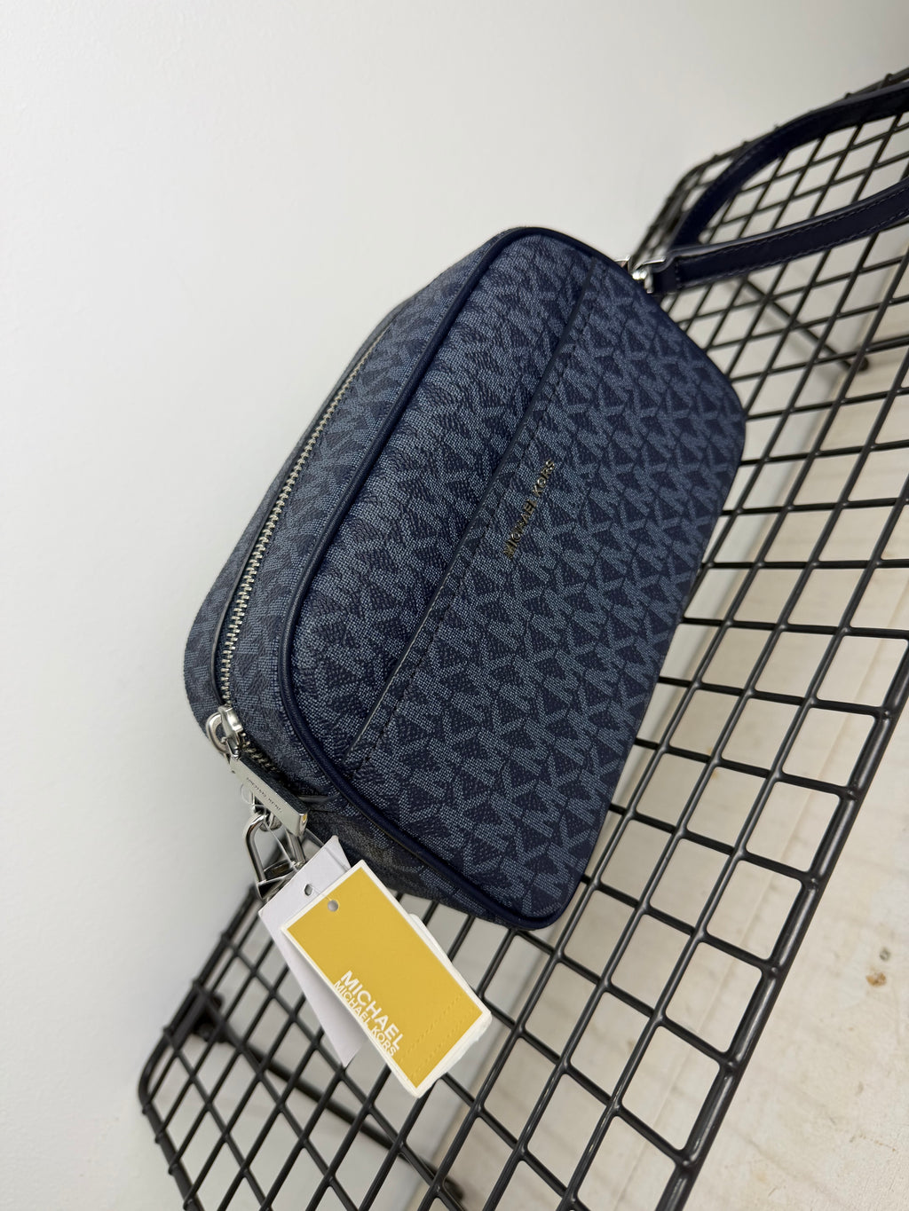 Michael Kors bandolera Small Camera – Azul Dress Blues