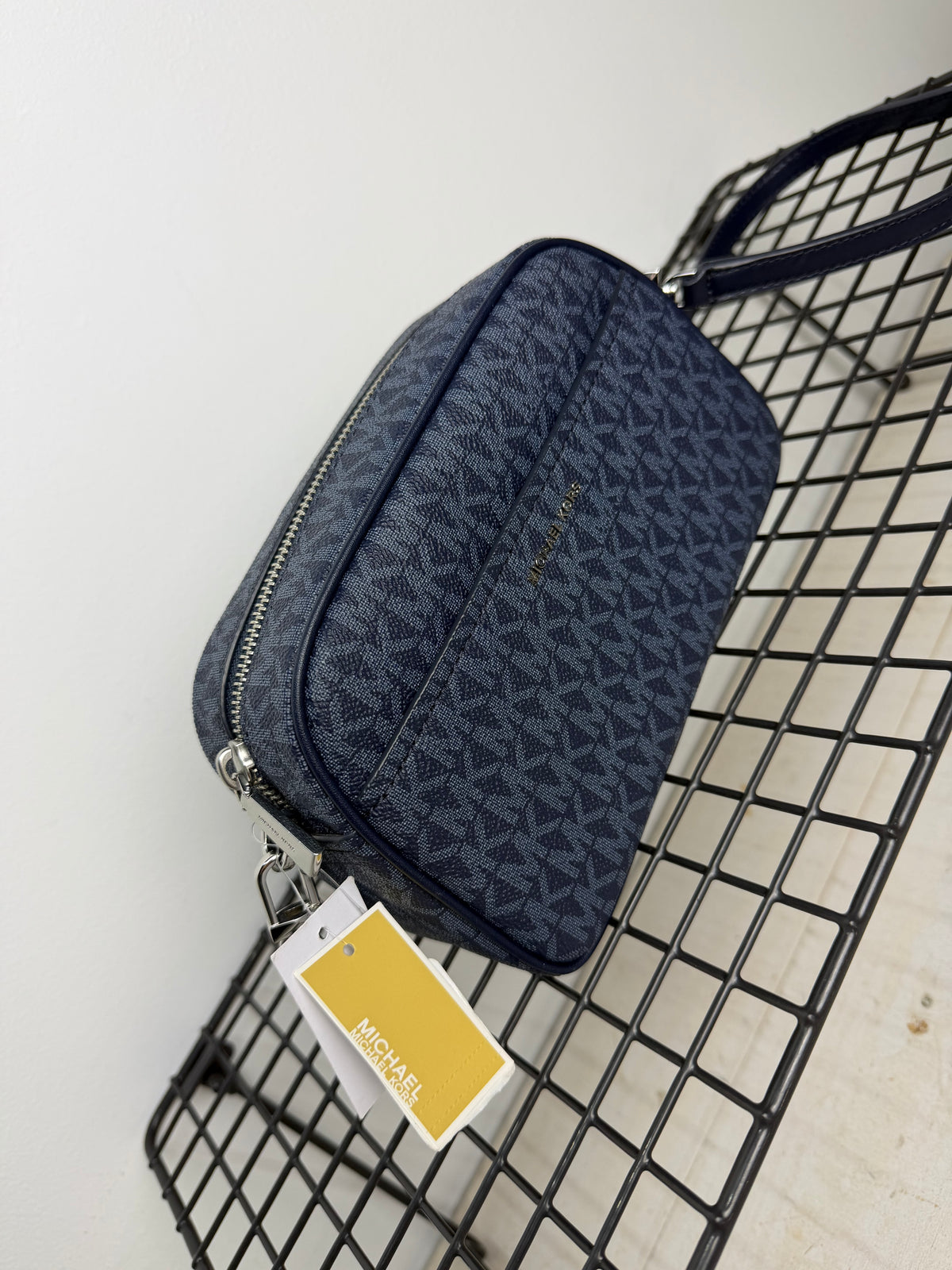 Michael Kors bandolera Small Camera – Azul Dress Blues