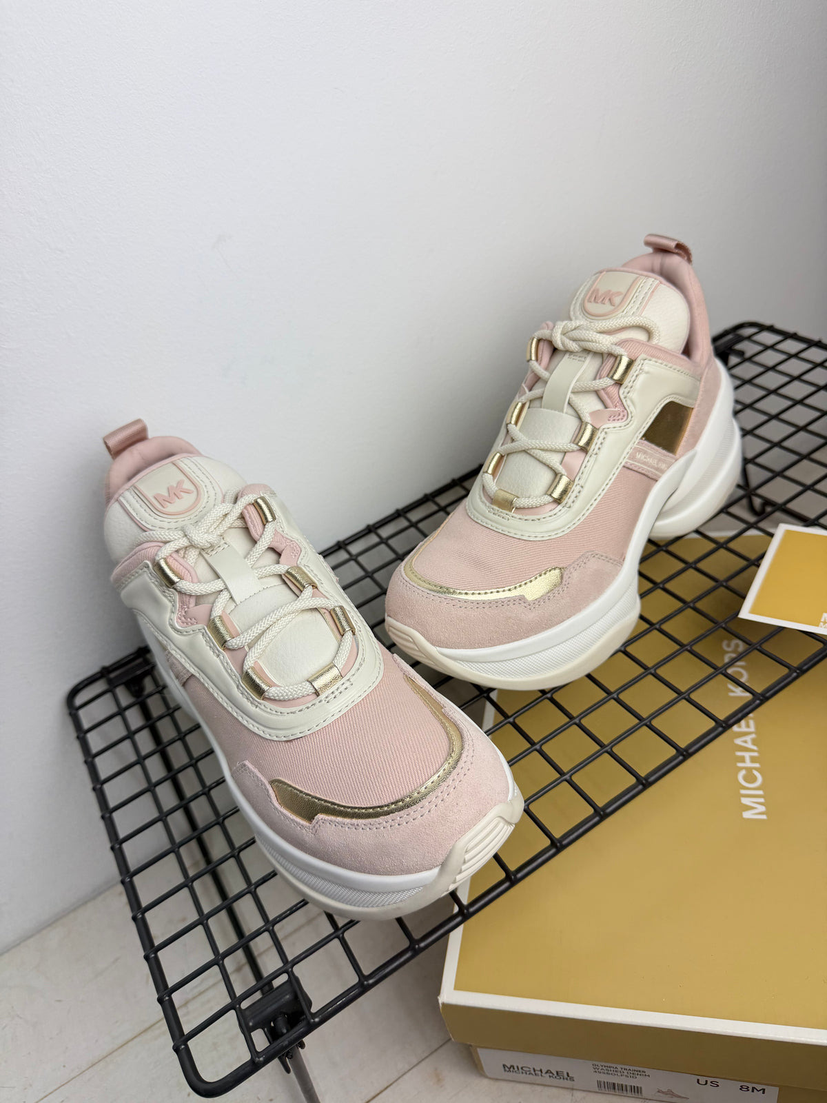 Zapatillas Michael Kors Olympia Trainer – Rosa