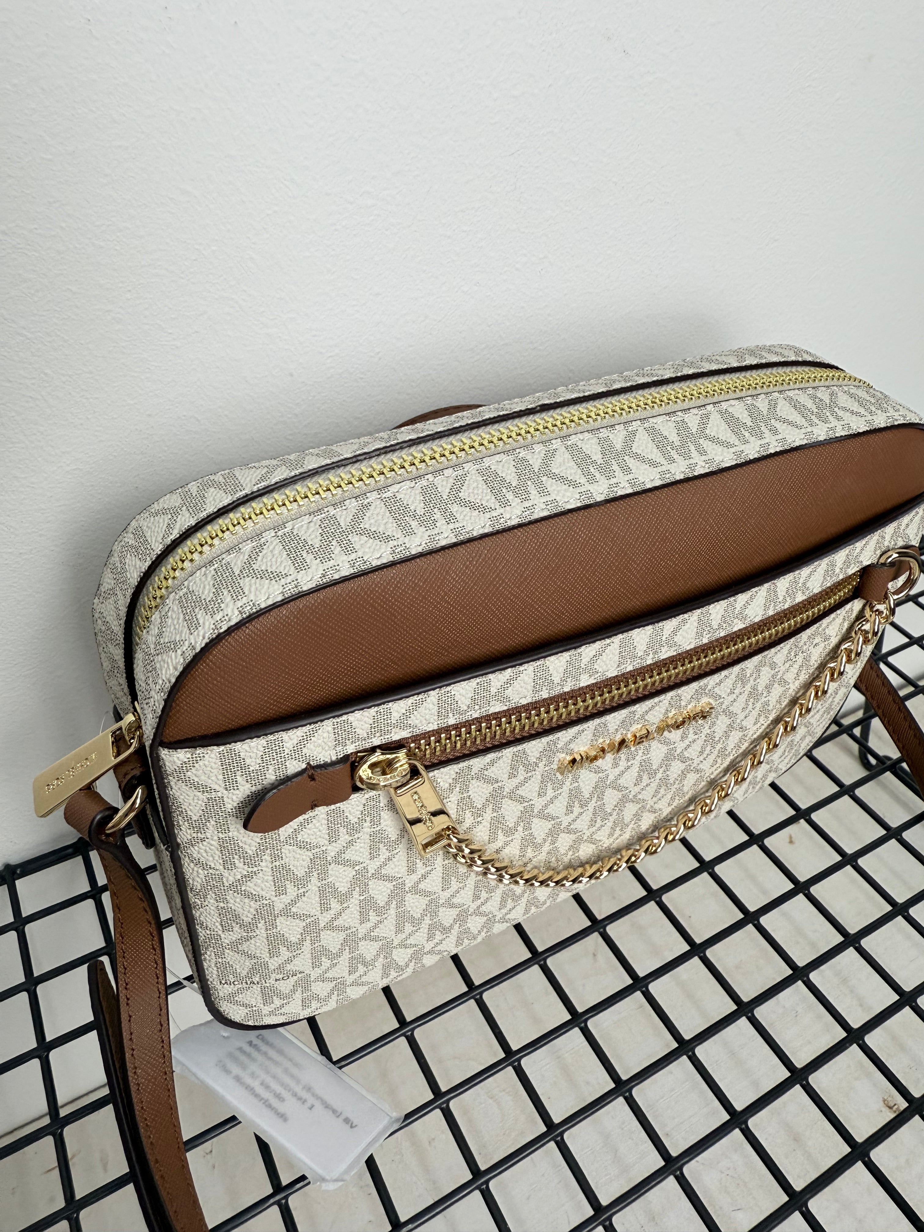 Michael Kors Jet Set Travel Medium Dome Crossbody ( bandolera cadena )