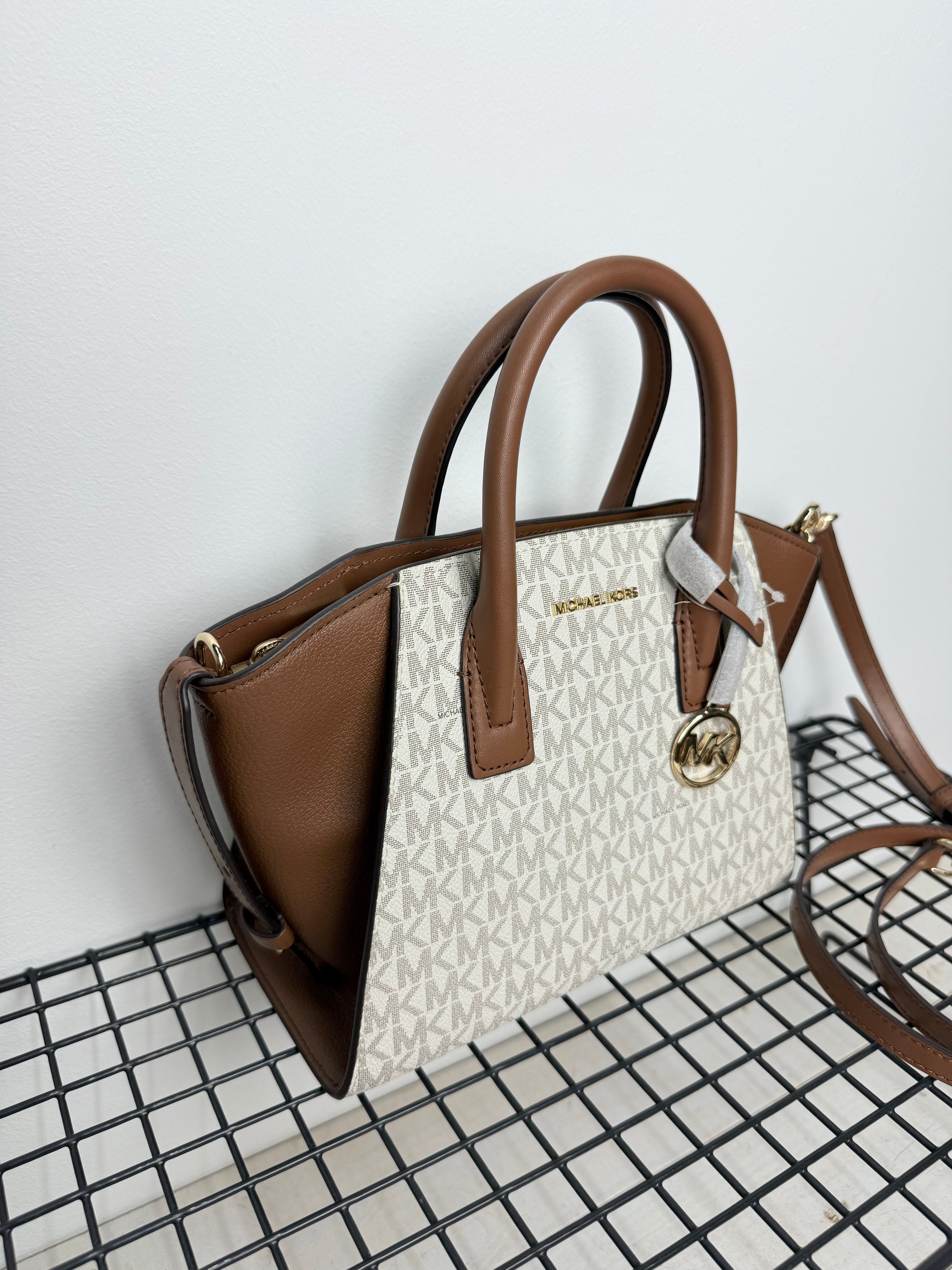 Michael Kors Avril Satchel Brown
