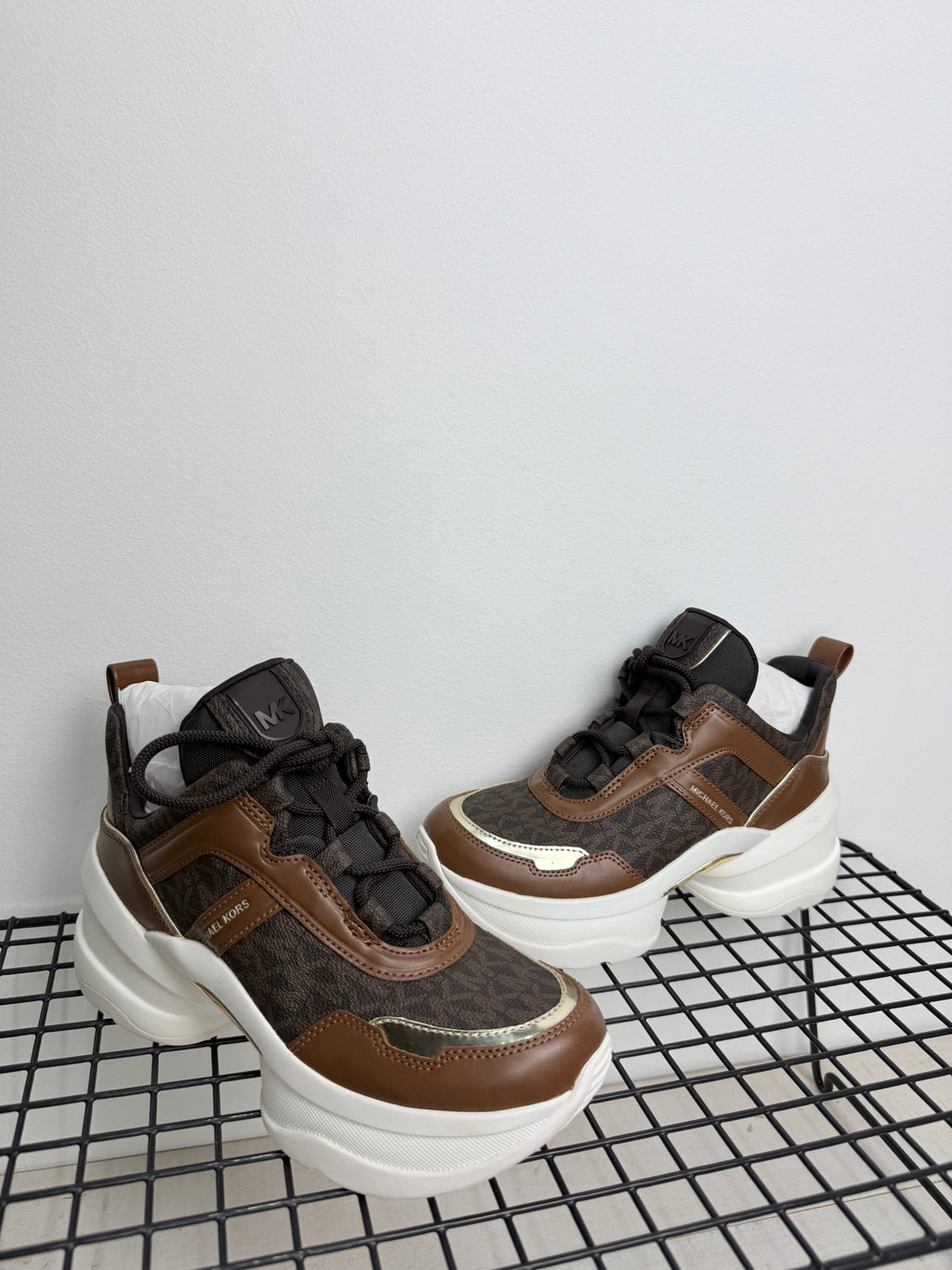 Zapatilla Olympia Michael Kors Marrón