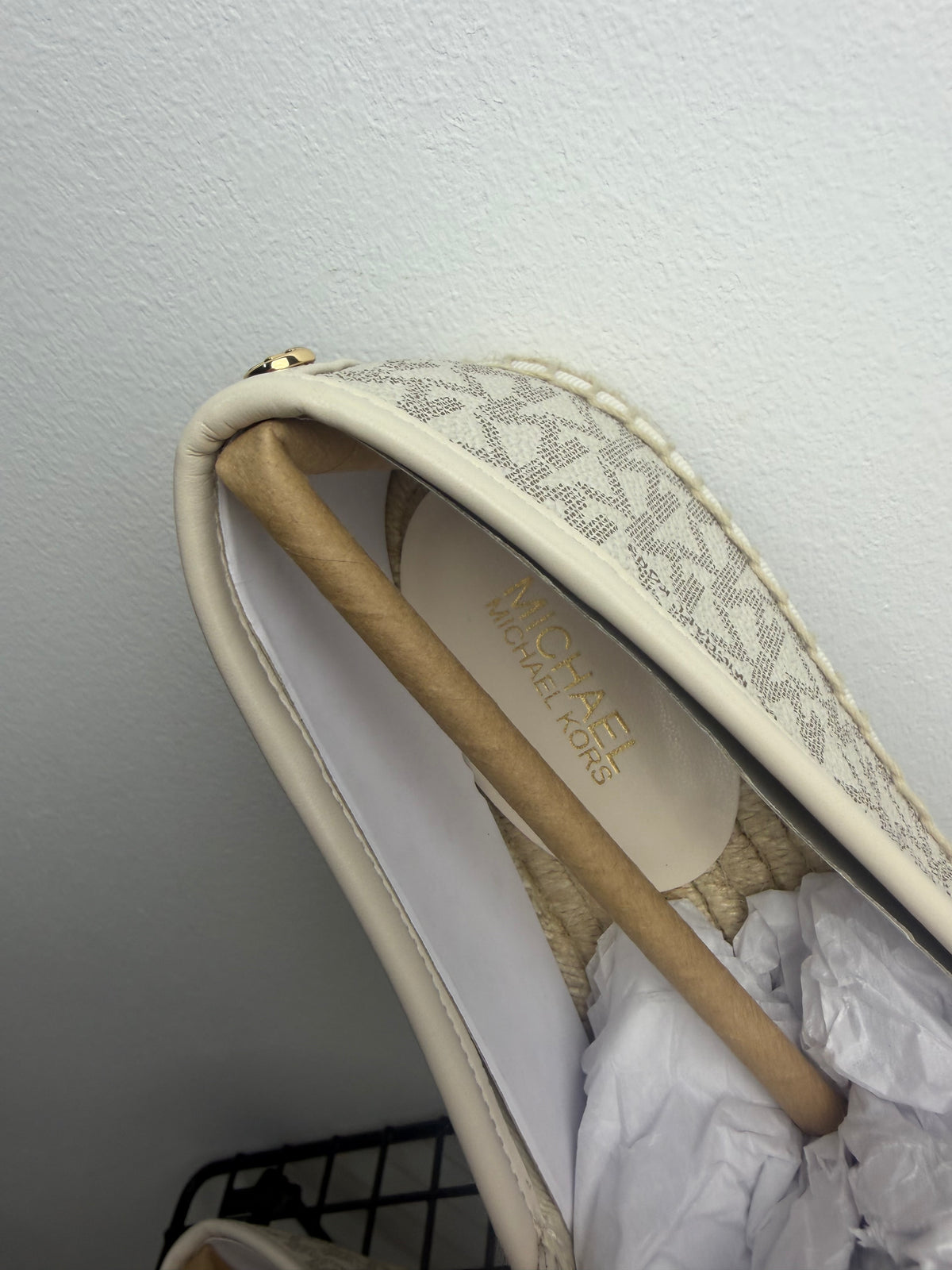 Alpargatas Michael Kors Hastings Logo – Vanilla