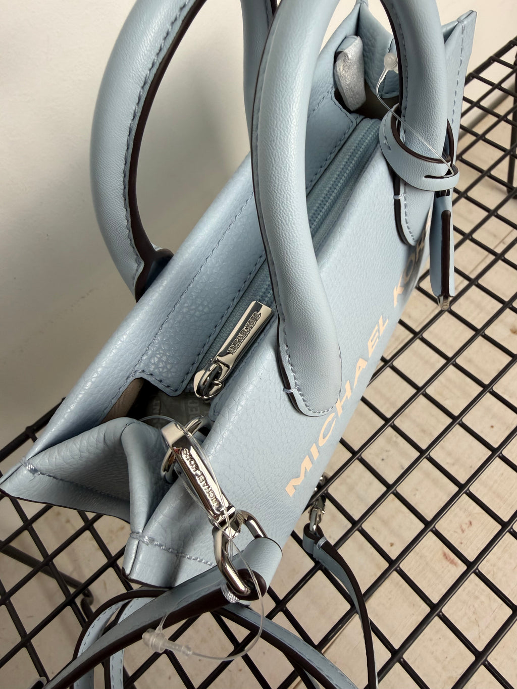 Bolso Michael Kors Mirella mini – azul bebé