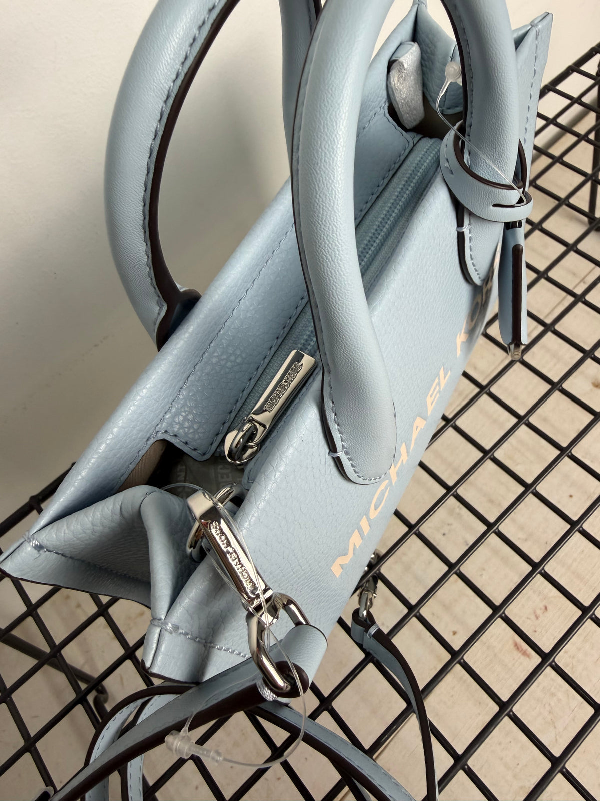 Bolso Michael Kors Mirella mini – azul bebé