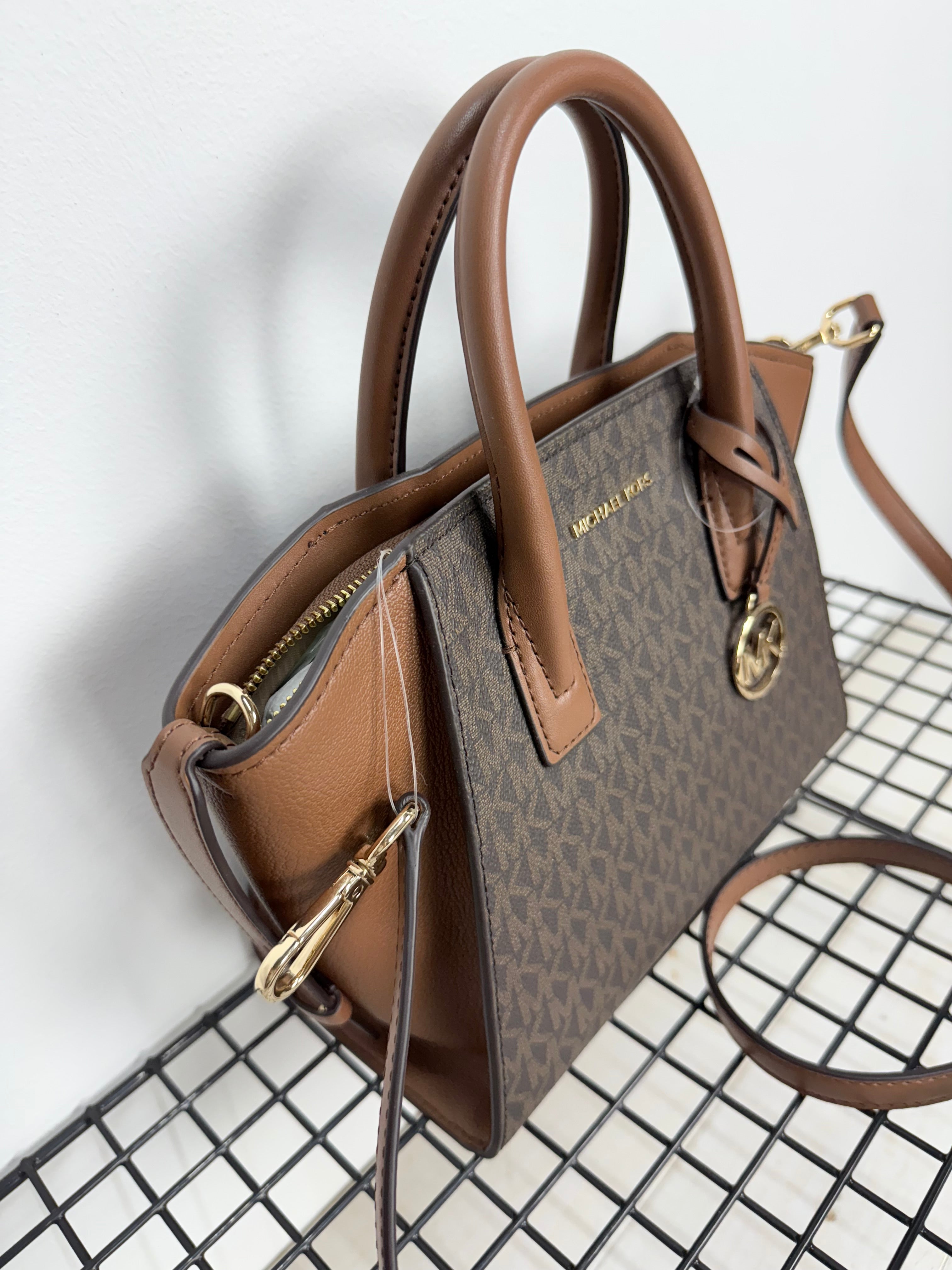 Michael Kors Avril Satchel Brown