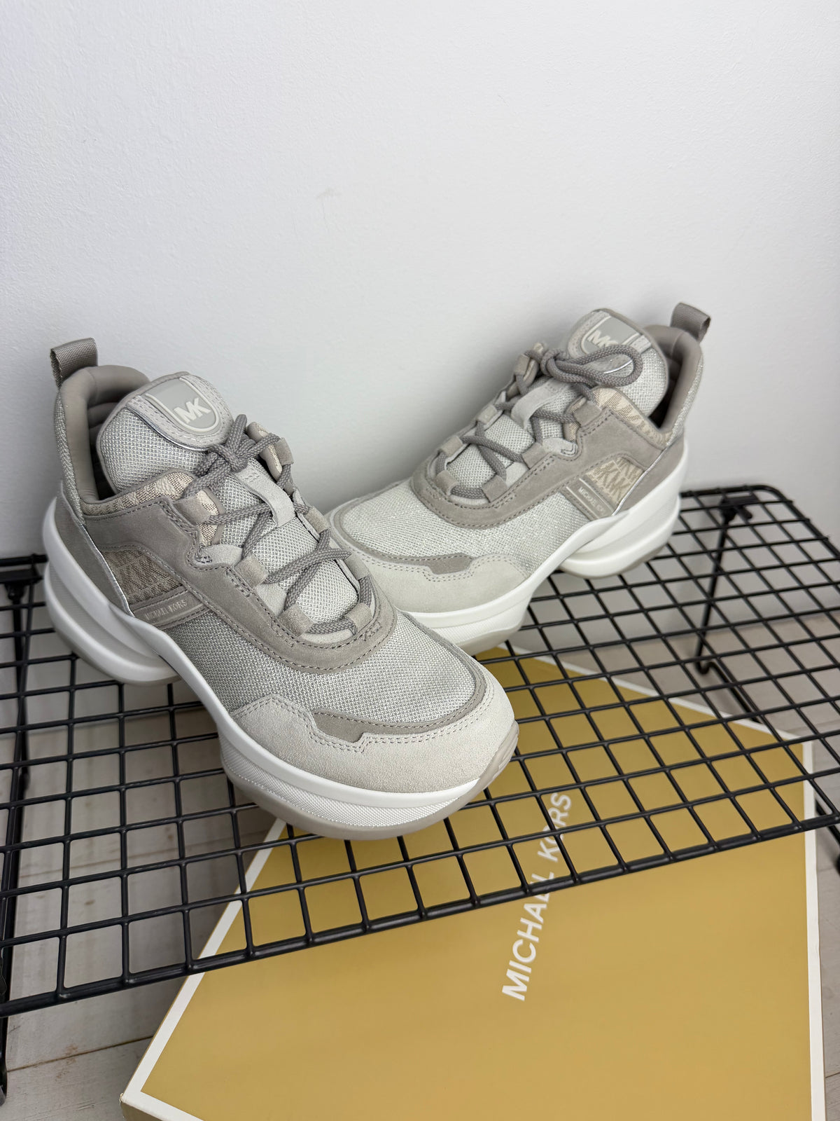 Zapatillas Michael Kors Olympia Trainer – Silver