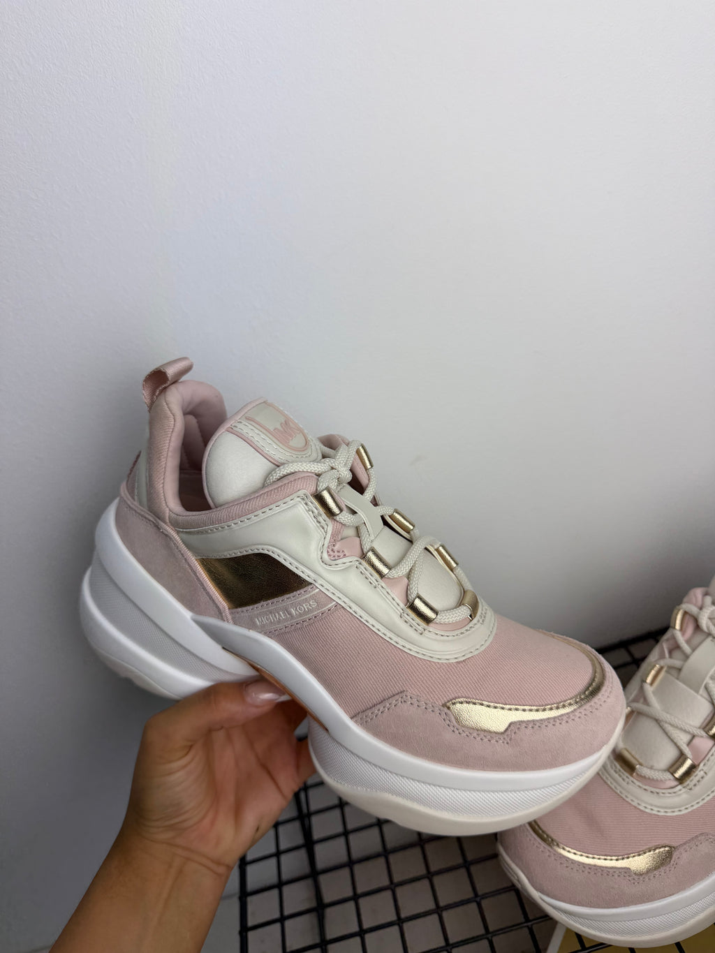 Zapatillas Michael Kors Olympia Trainer – Rosa