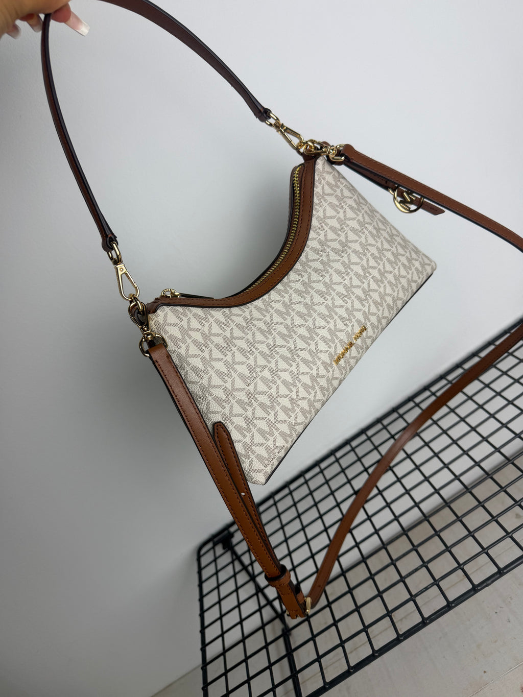 Michael Kors bandolera Sammy – Vainilla