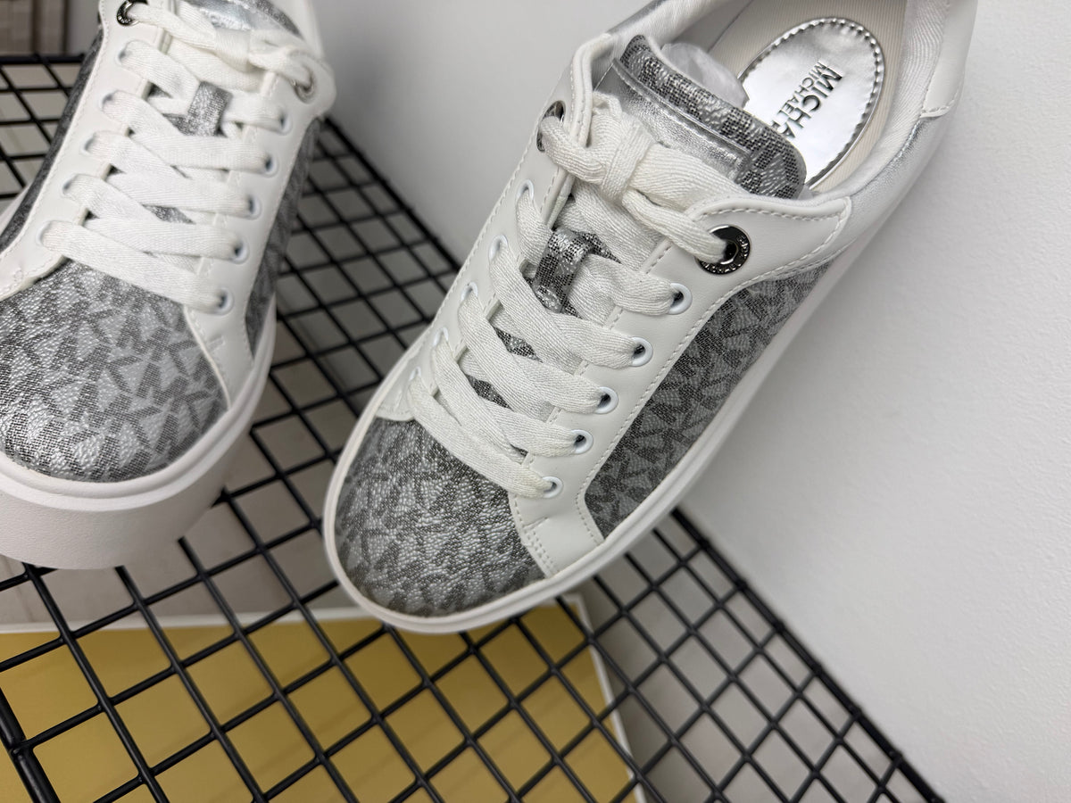 Zapatillas Michael Kors Romey plata logo
