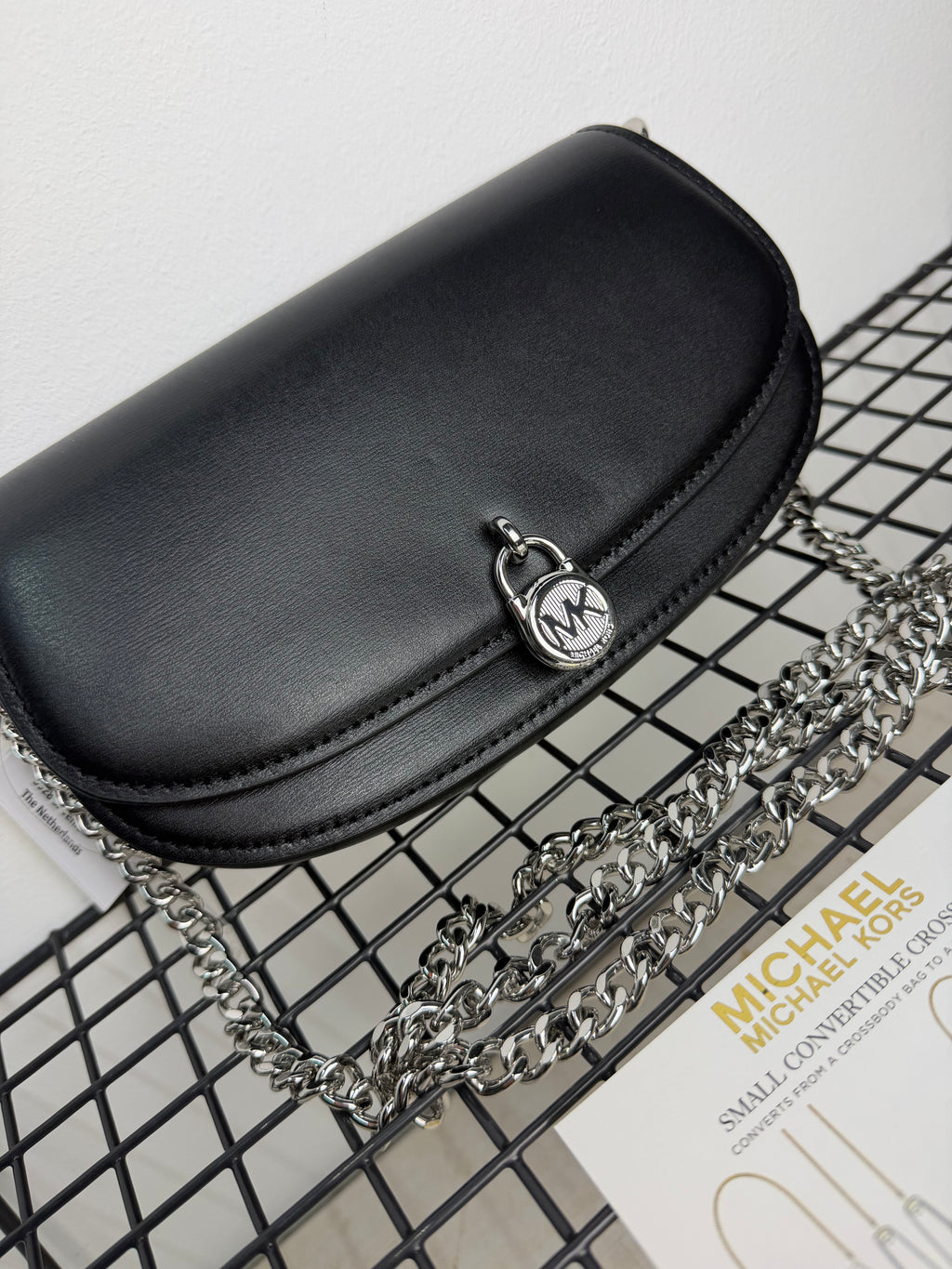 Bandolera Michael Kors mila ( pequeña ) negra