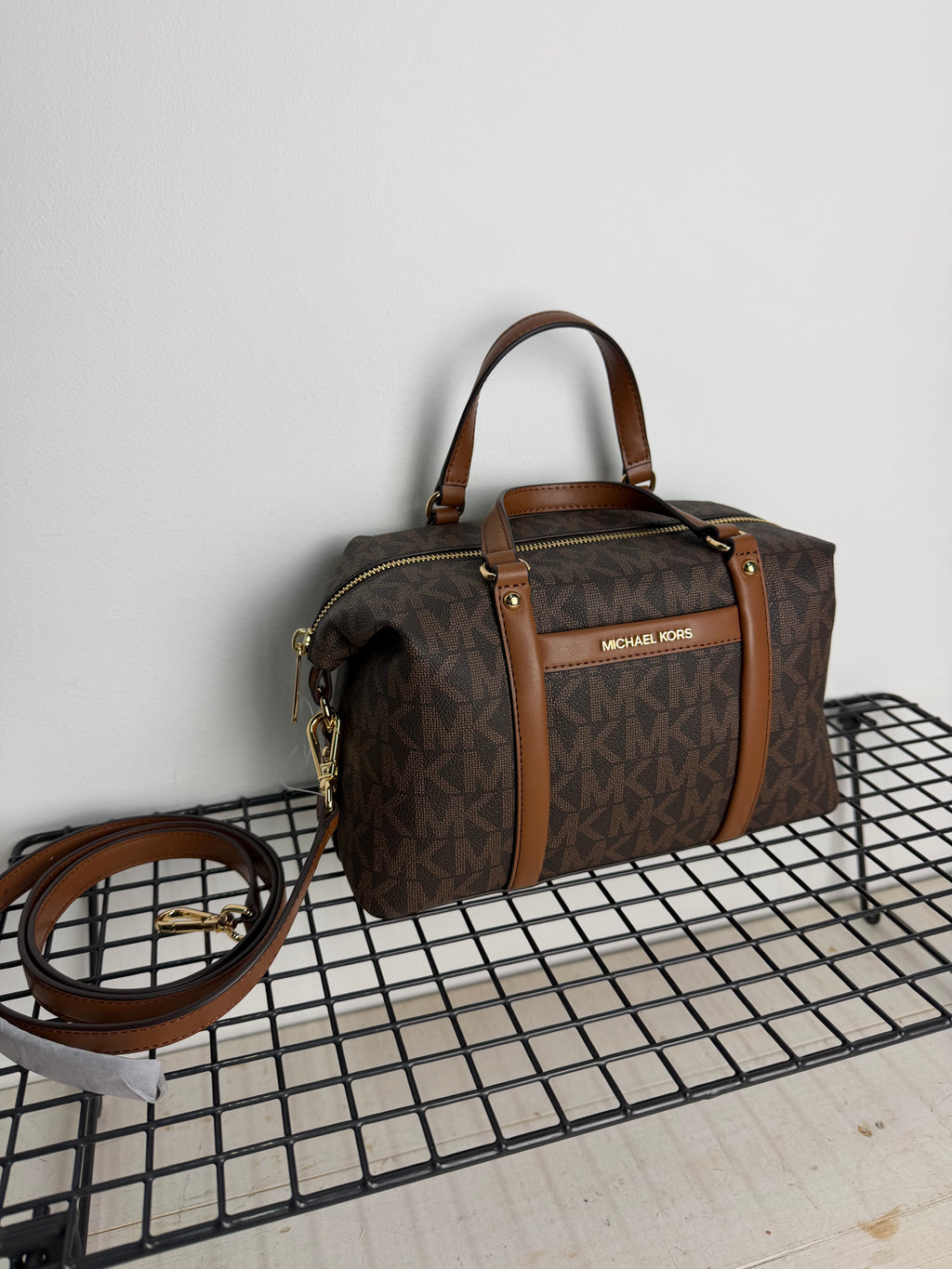 Bolso Michael Kors Brooklyn pequeño – marrón