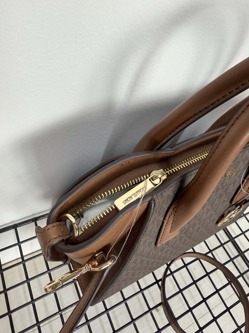 Michael Kors Avril Satchel Brown