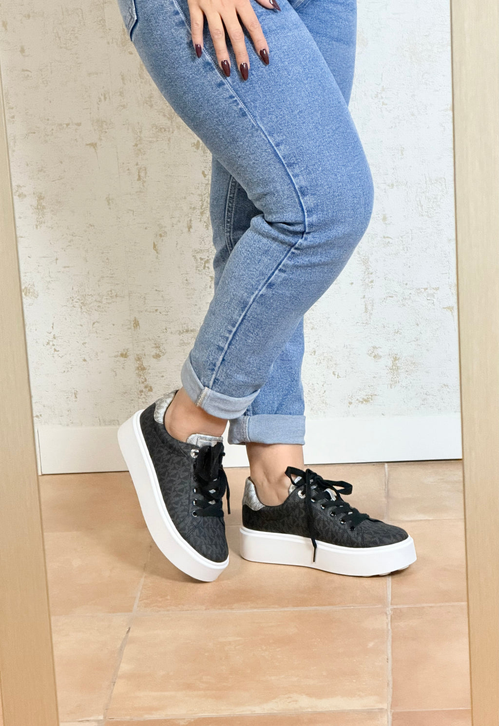 ZAPATILLAS ROMEY MICHAEL KORS NEGRA