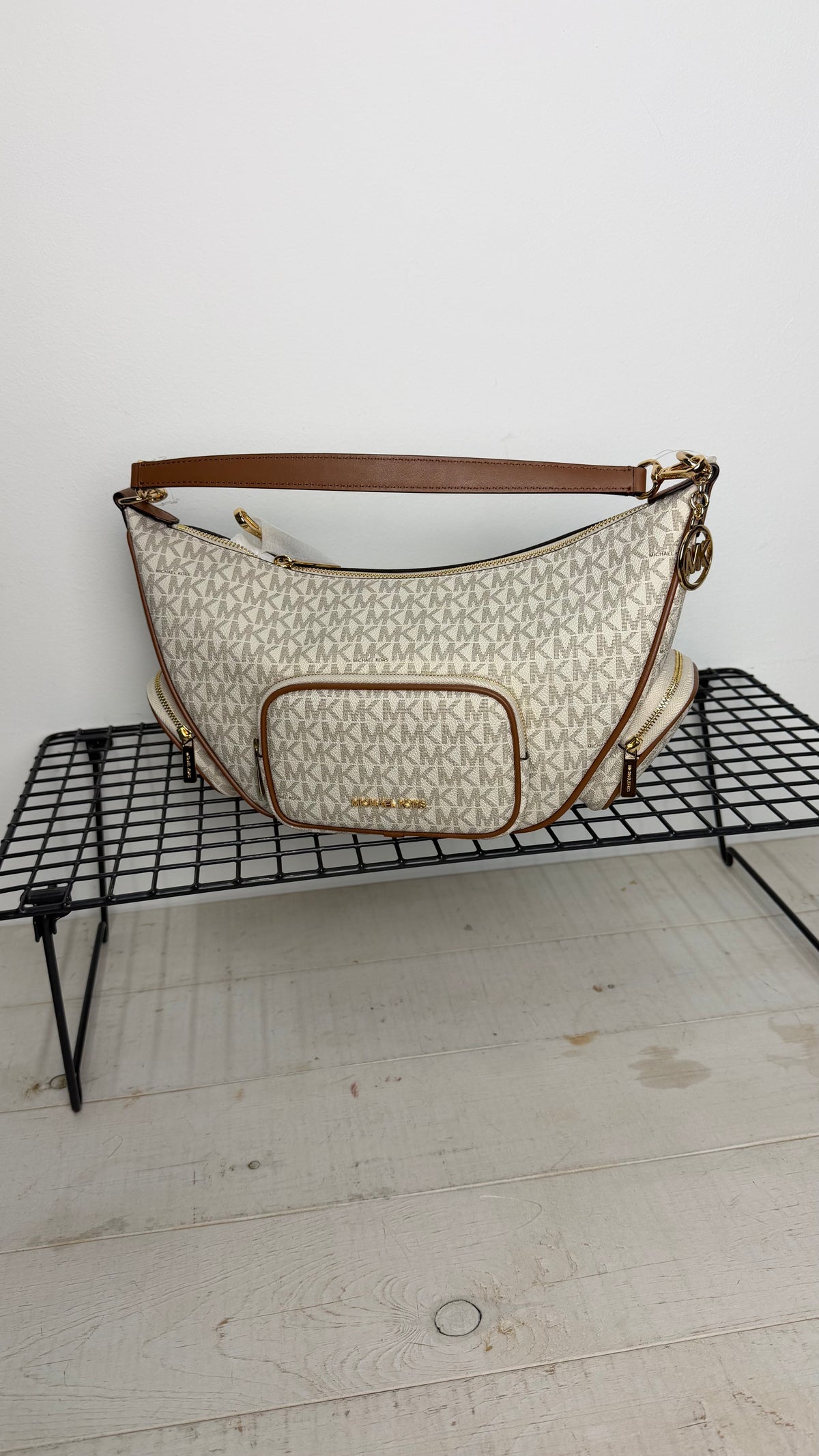 Bolso Michael Kors Merritt Mediano – Vanilla