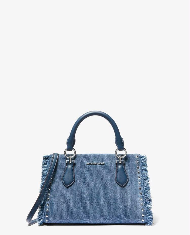 Michael Kors Marilyn Small Messenger – Denim lavado
