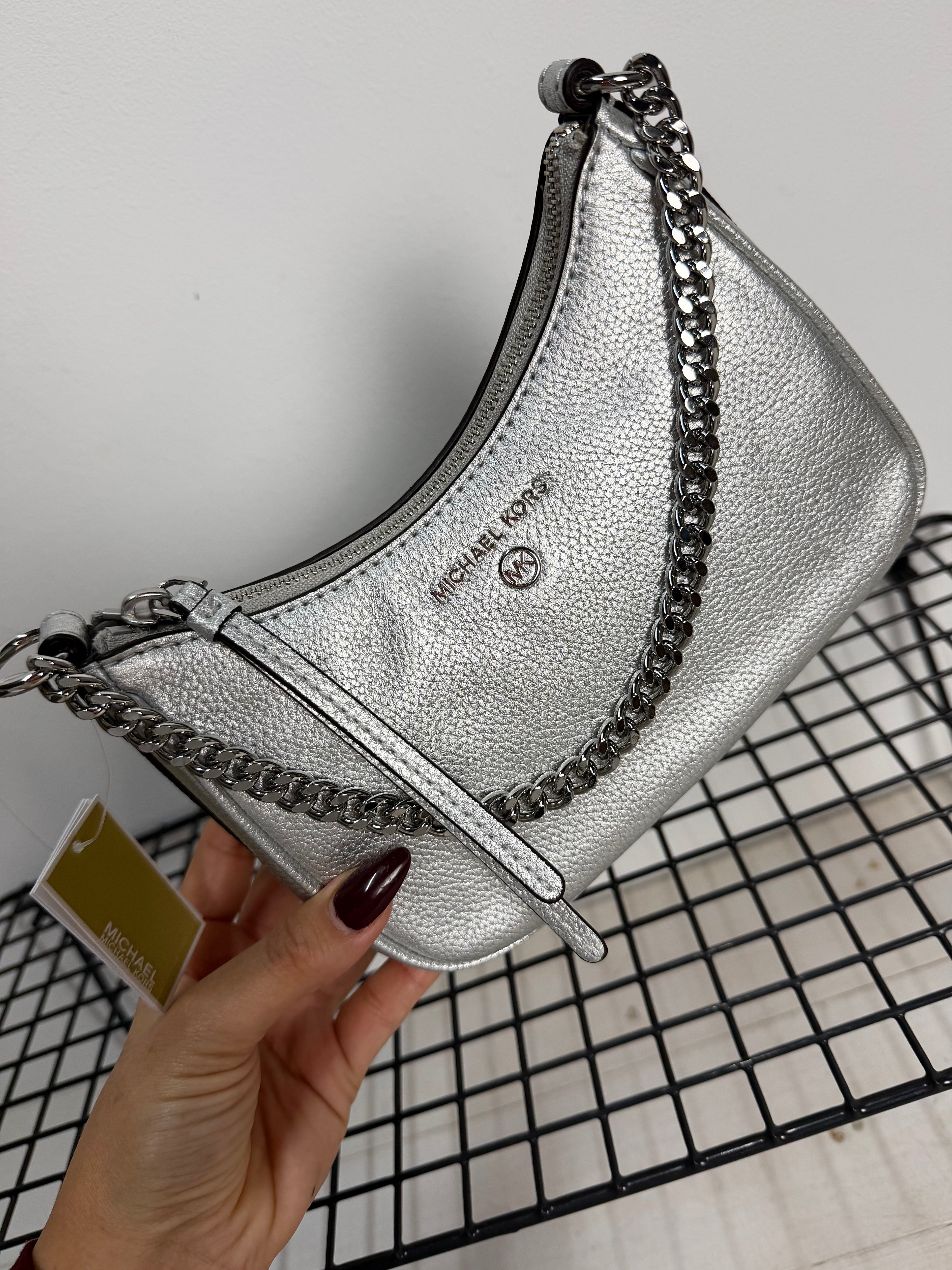 Pochette Michael Kors plata