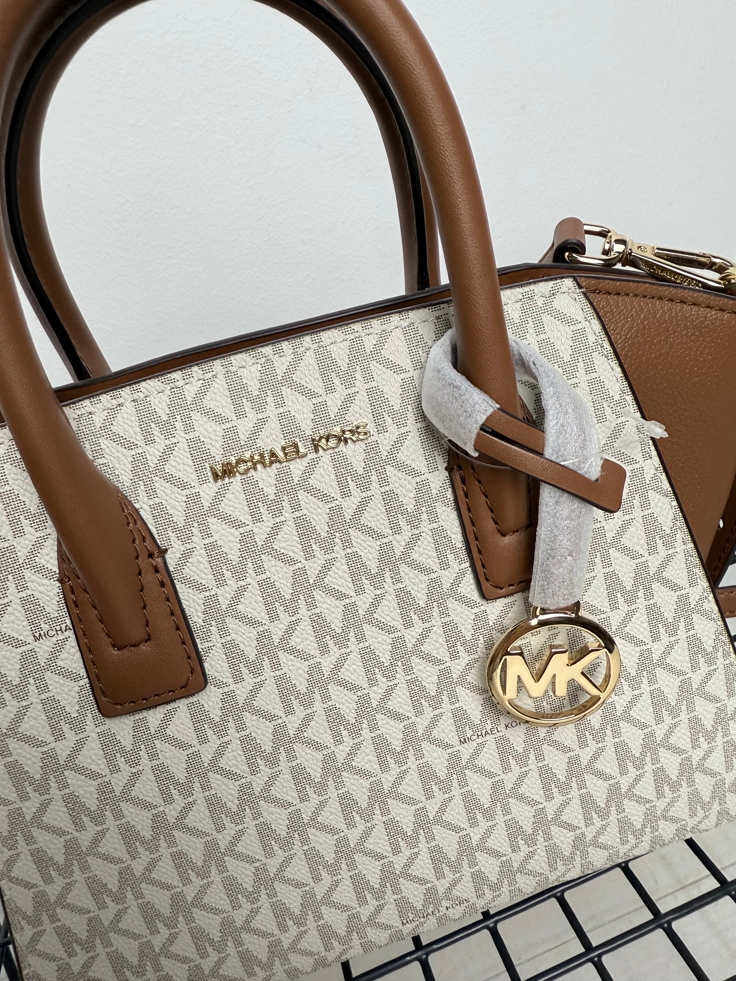 Michael Kors Avril Satchel Brown