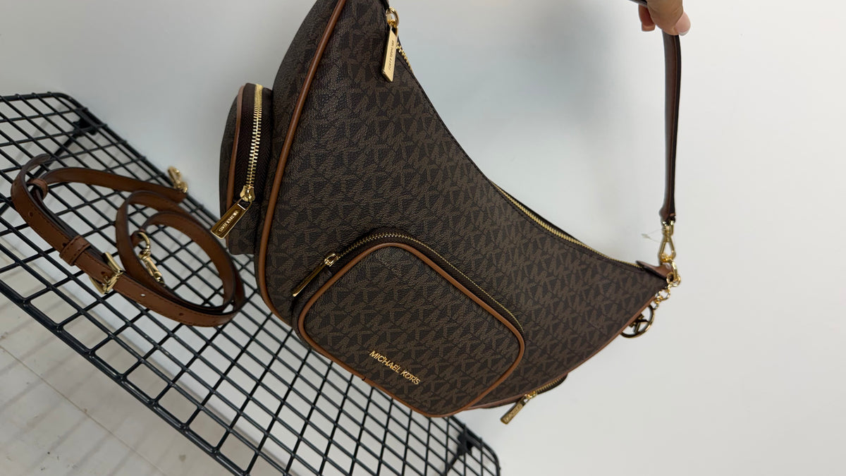 Bolso Michael Kors Merritt Mediano – marrón