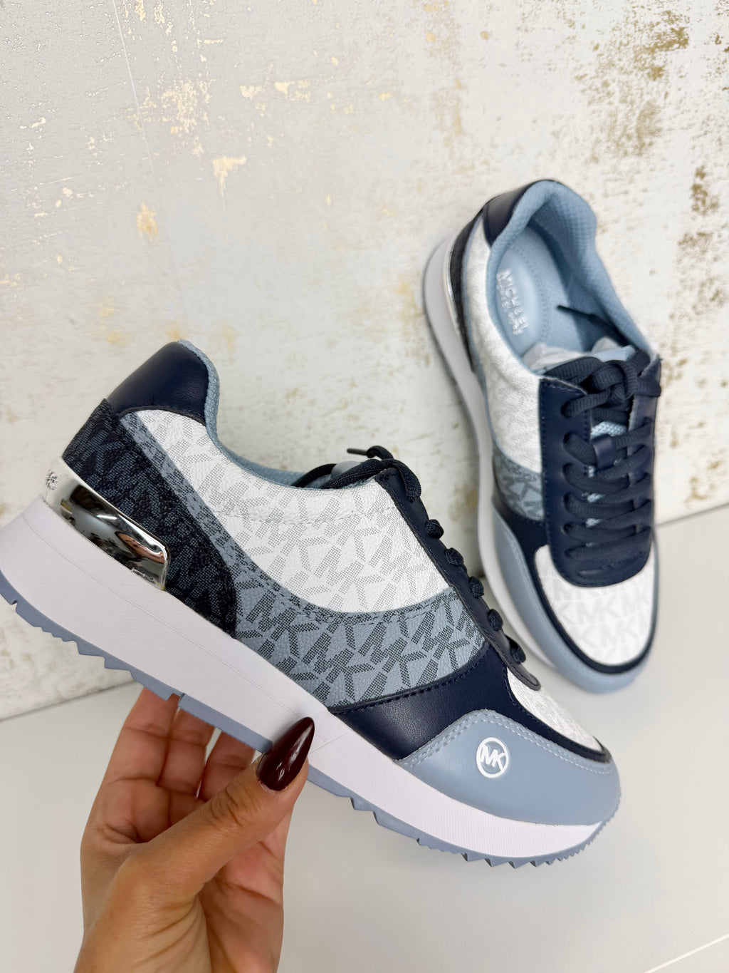 Zapatilla Andy azul Michael Kors