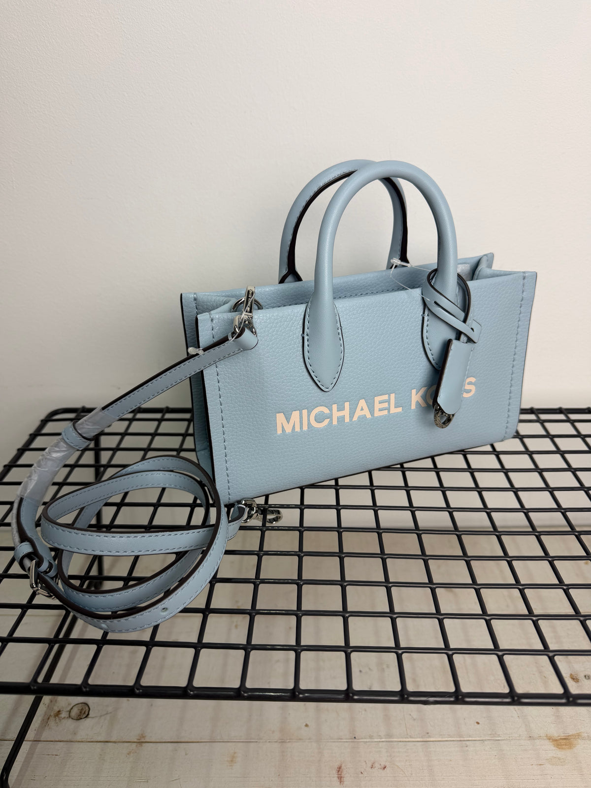 Bolso Michael Kors Mirella mini – azul bebé