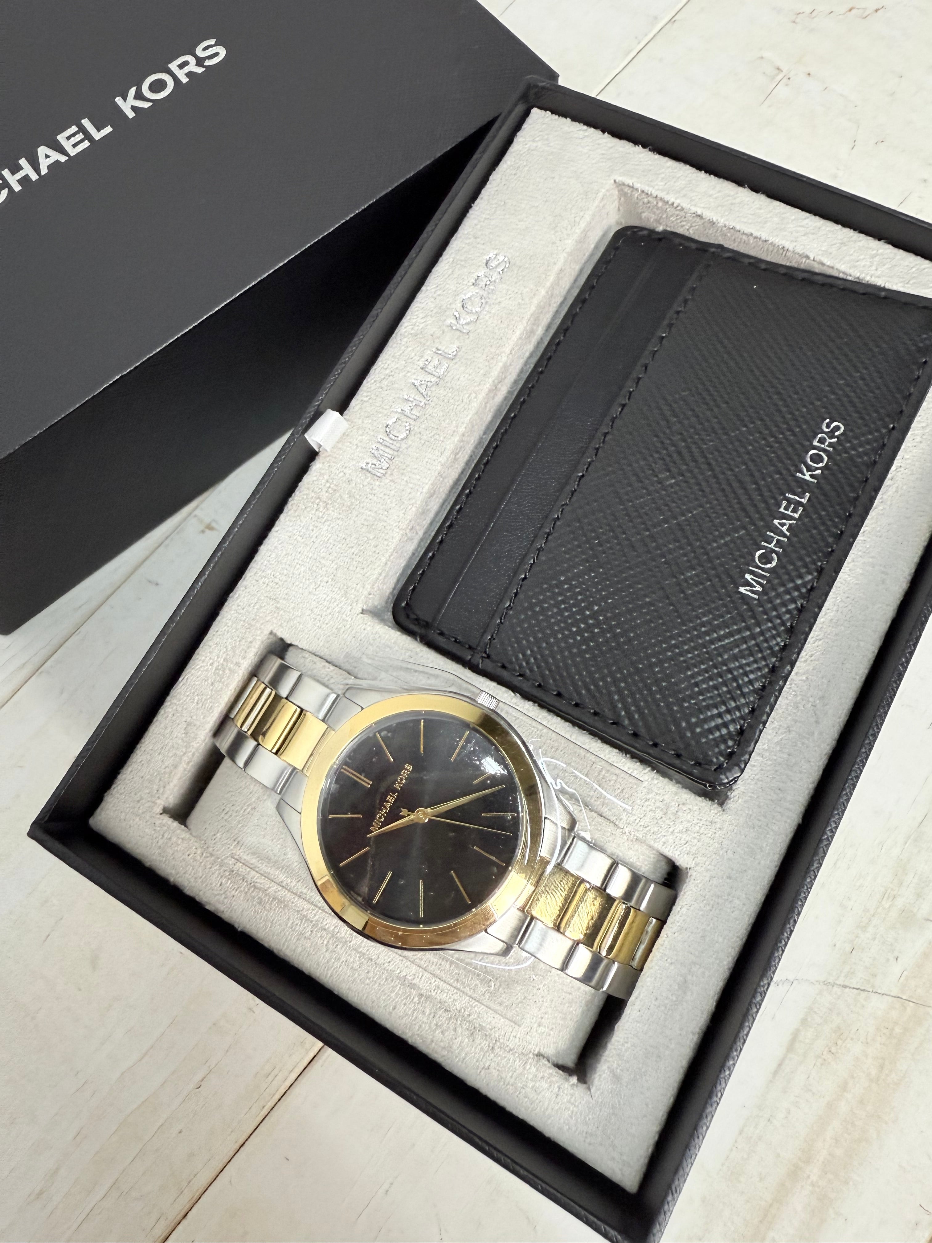 Set hombre reloj Michael Kors y tarjetero