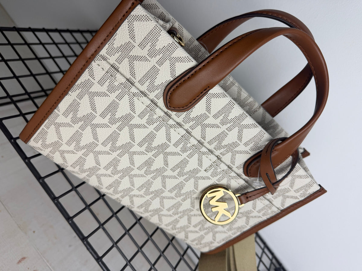 Michael Kors Gigi Medium  – Vanilla/Luggage