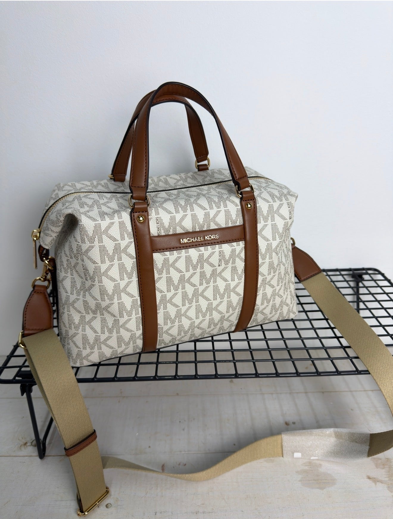 Bolso Michael Kors Brooklyn Medium vainilla