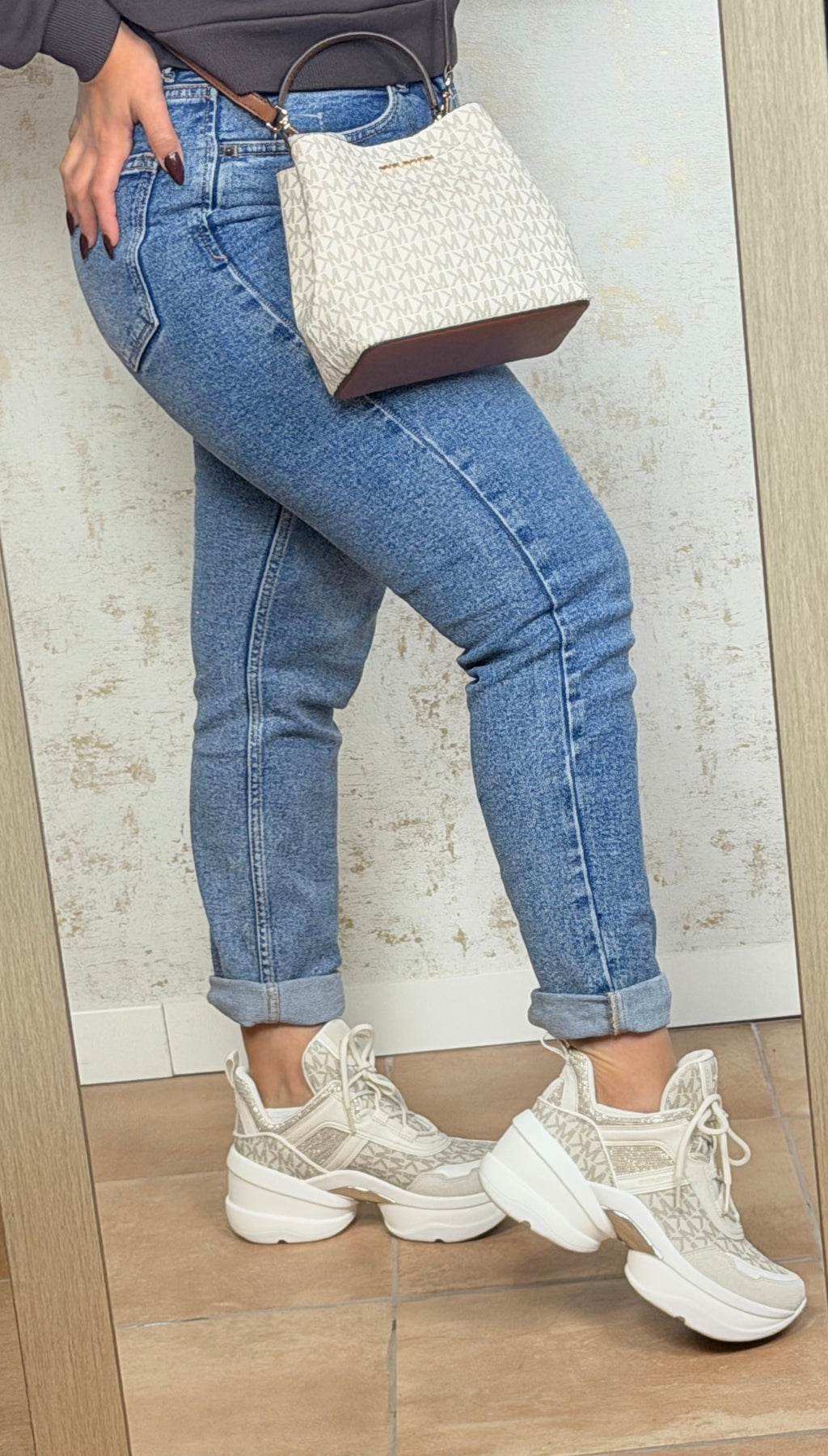 Zapatilla Olympia Michael Kors Vainilla