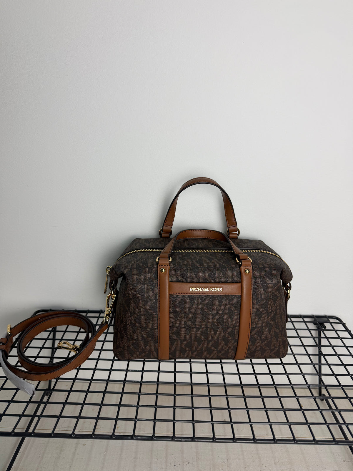 Bolso Michael Kors Brooklyn pequeño – marrón