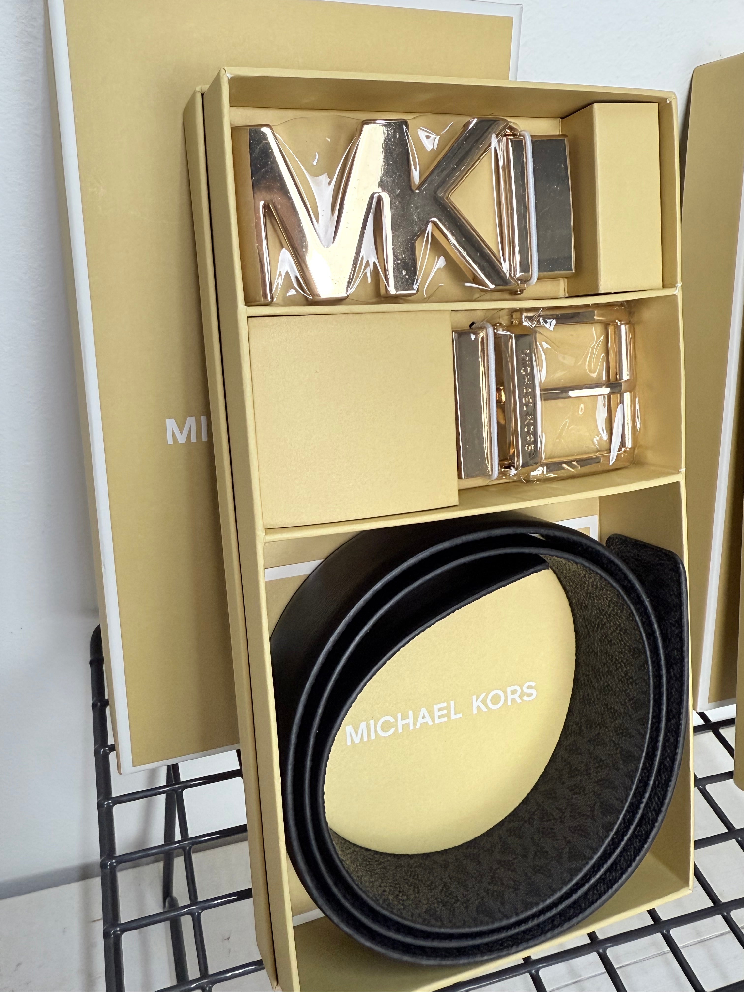 CINTURÓN MICHAEL KORS (negro )