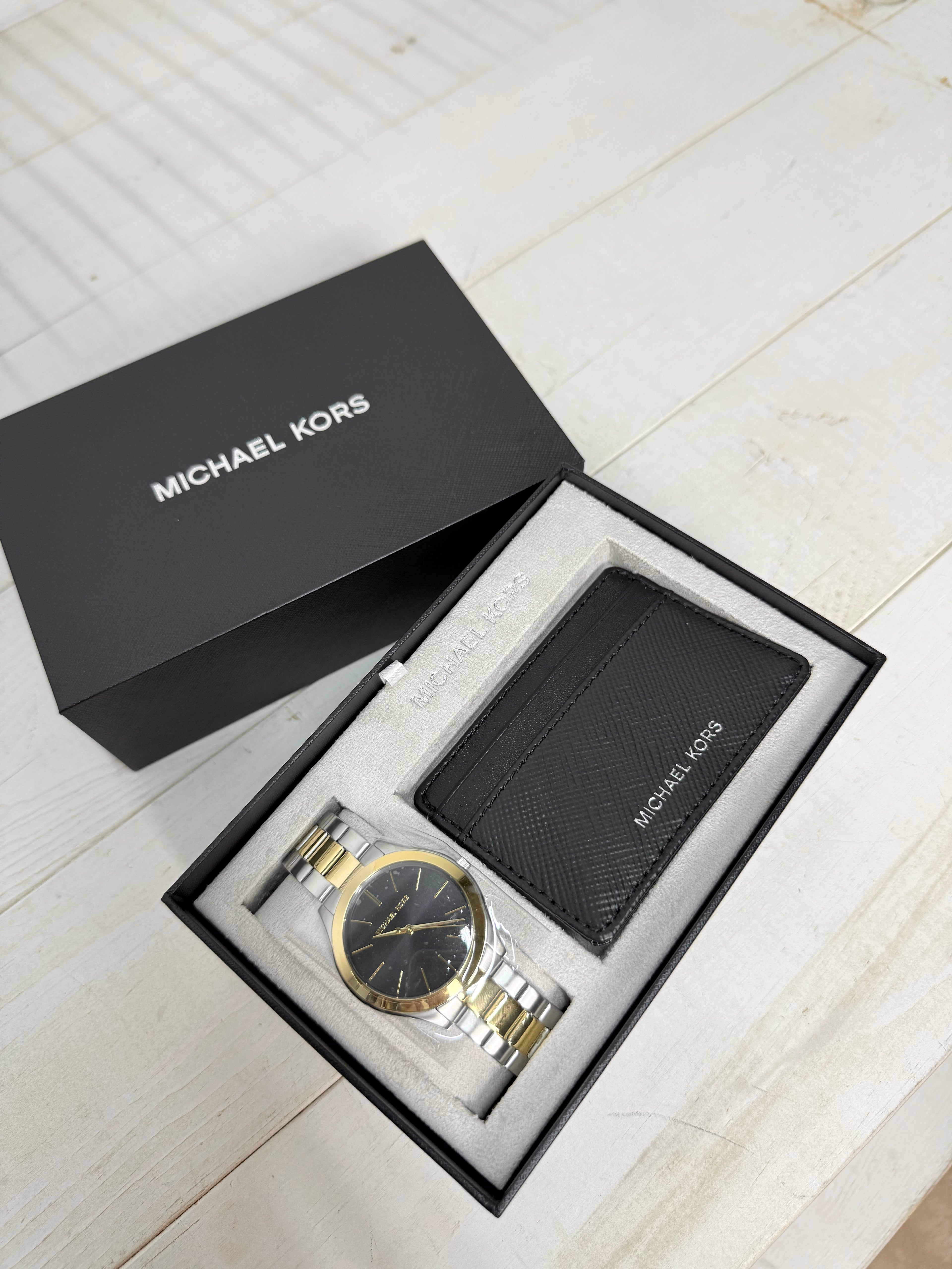 Set hombre reloj Michael Kors y tarjetero