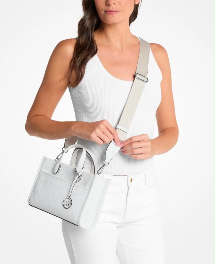 Michael Kors Gigi Medium  – blanco logo