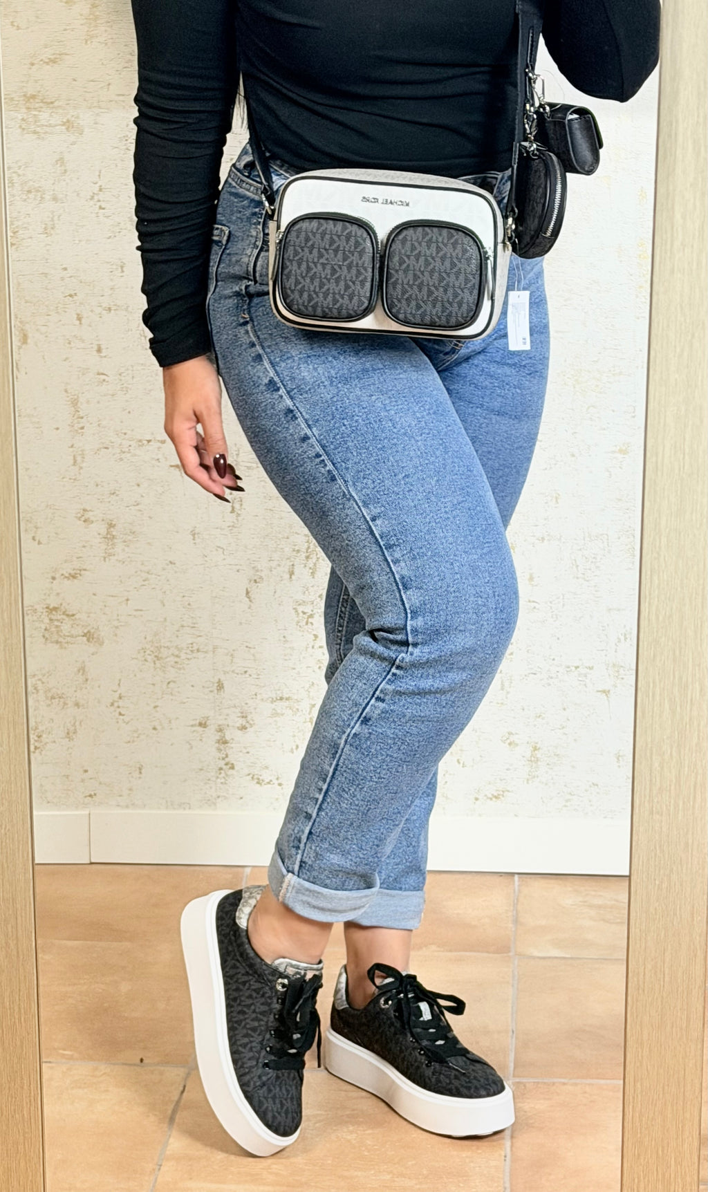 ZAPATILLAS ROMEY MICHAEL KORS NEGRA