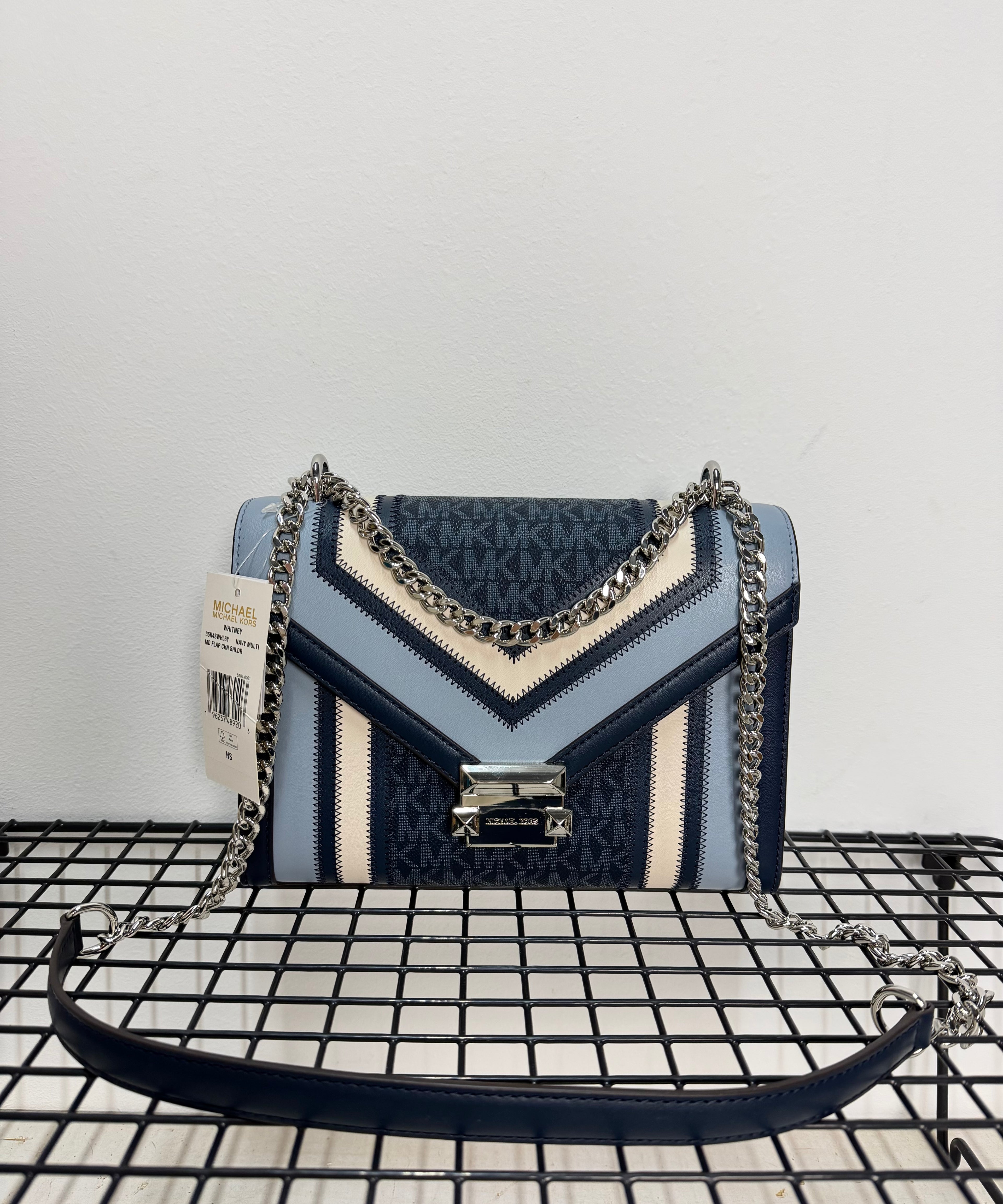 Michael Kors Whitney Medium Navy Multi