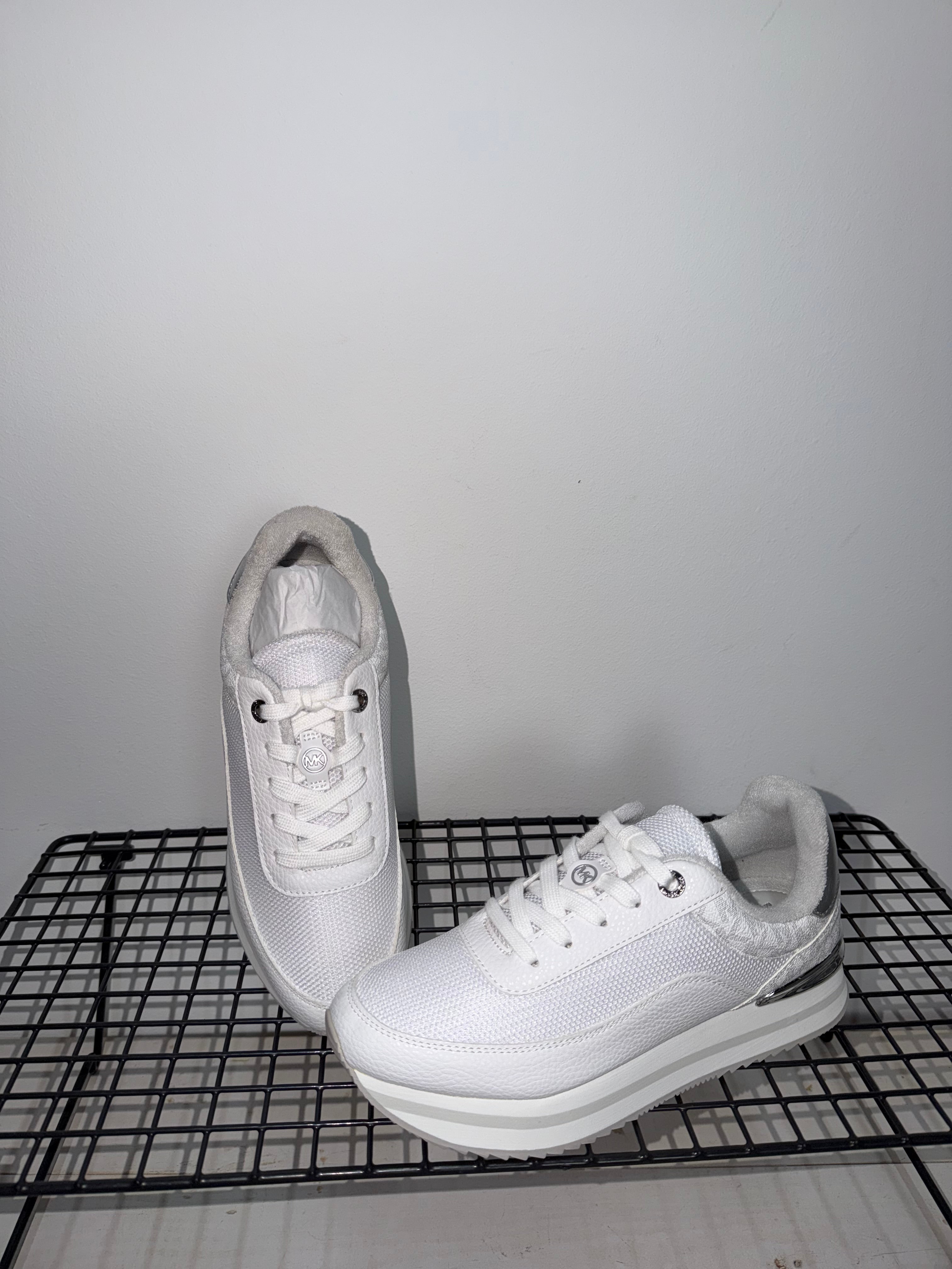 Zapatilla Michael Kors trainer hattie blanca