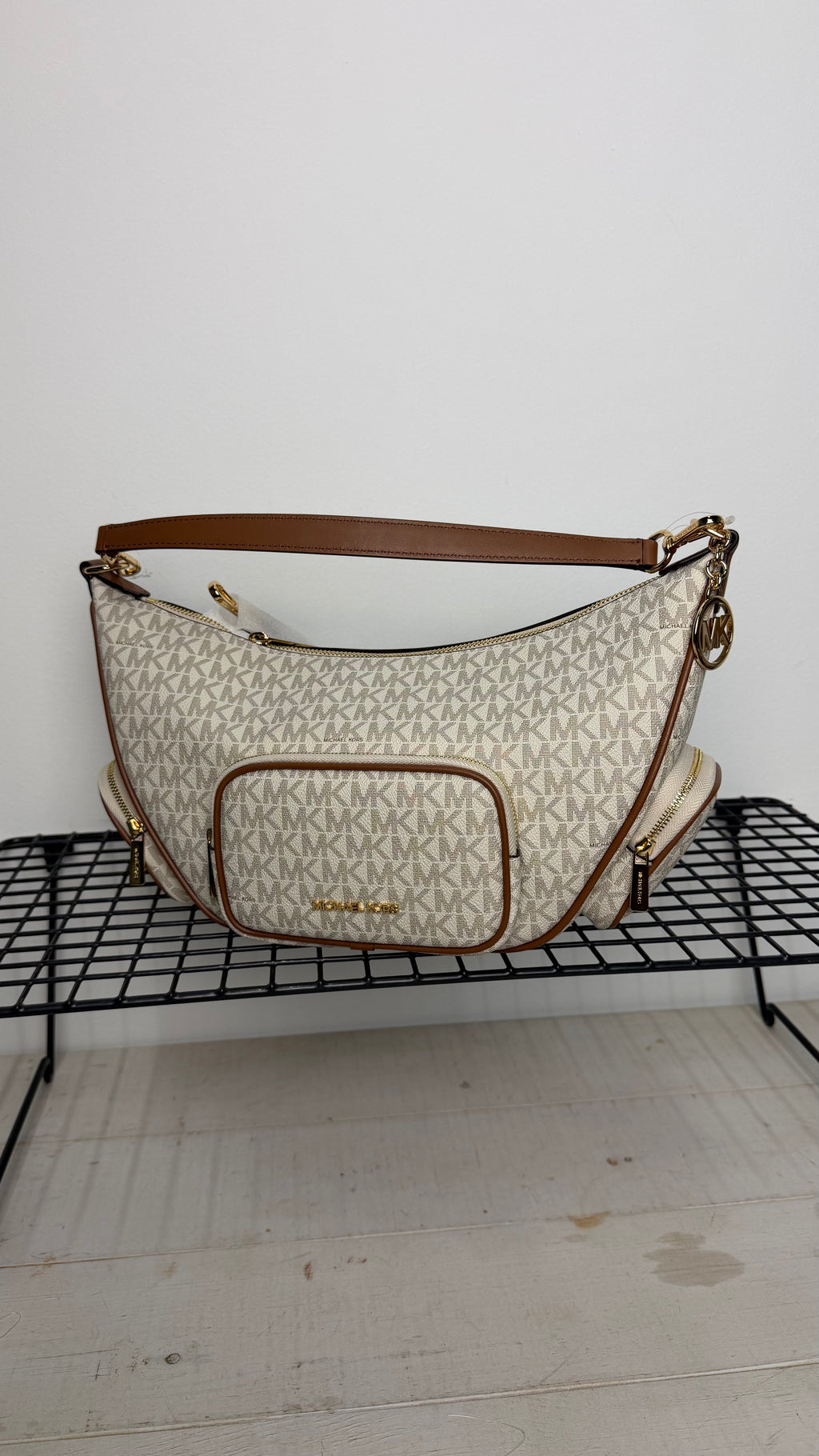 Bolso Michael Kors Merritt Mediano – Vanilla