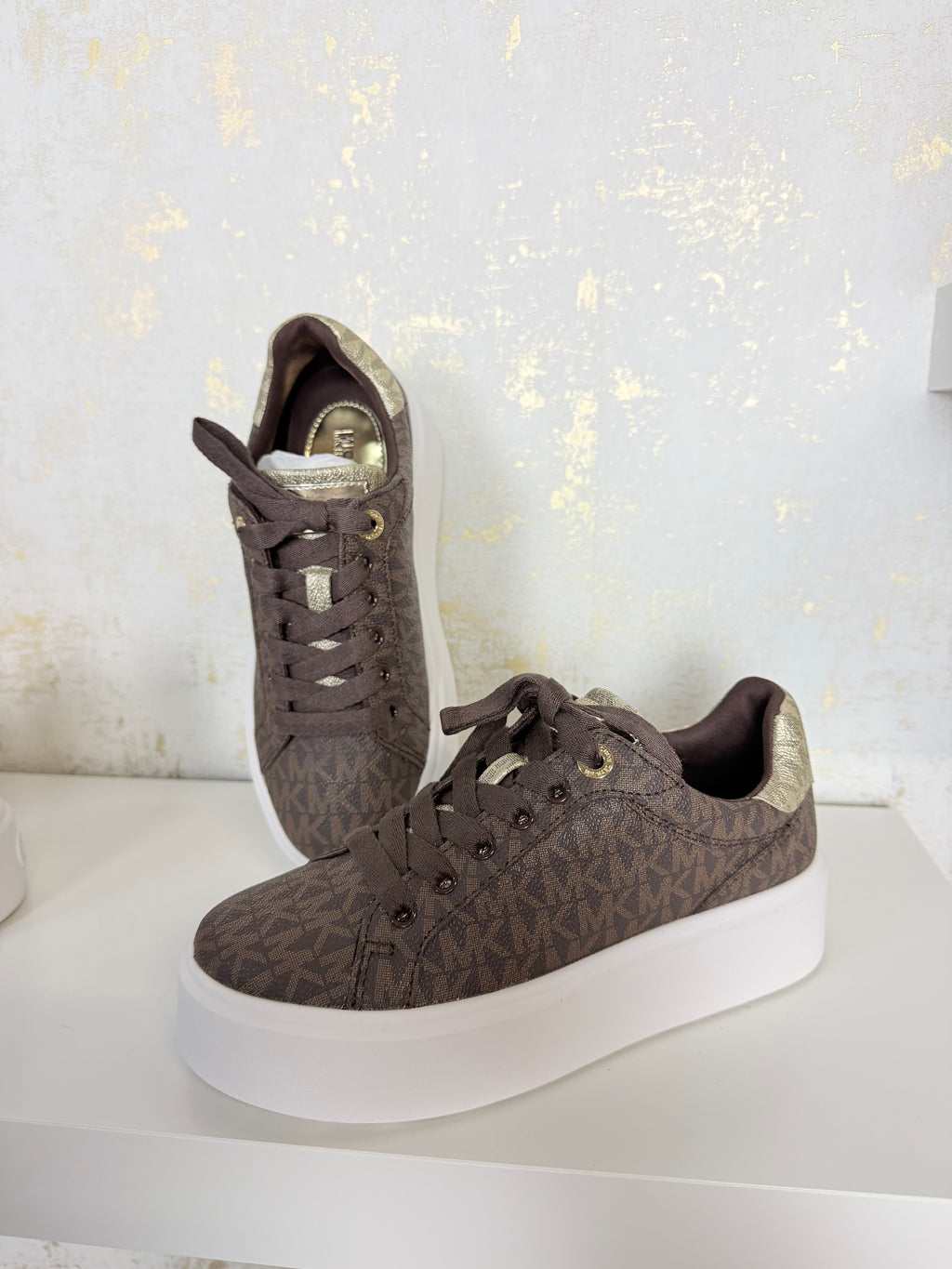 ZAPATILLAS ROMEY MICHAEL KORS MARRÓN