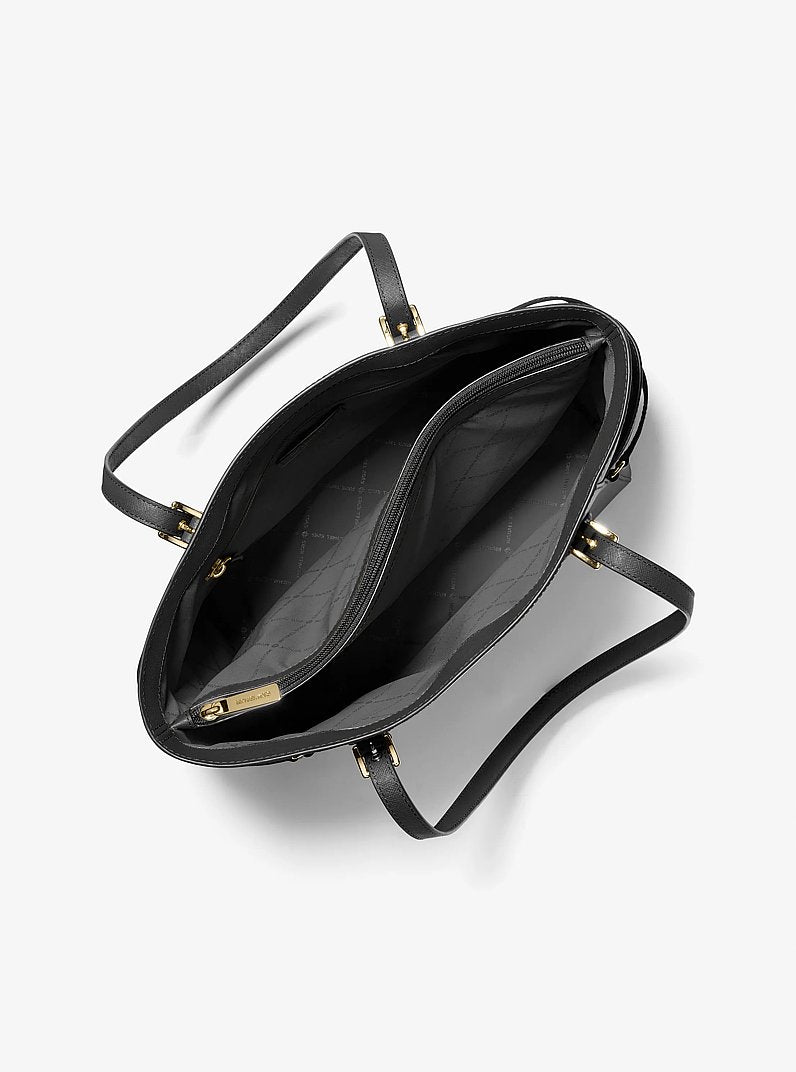 Bolso tote Michael Kors Voyager Large en piel Saffiano – Negro