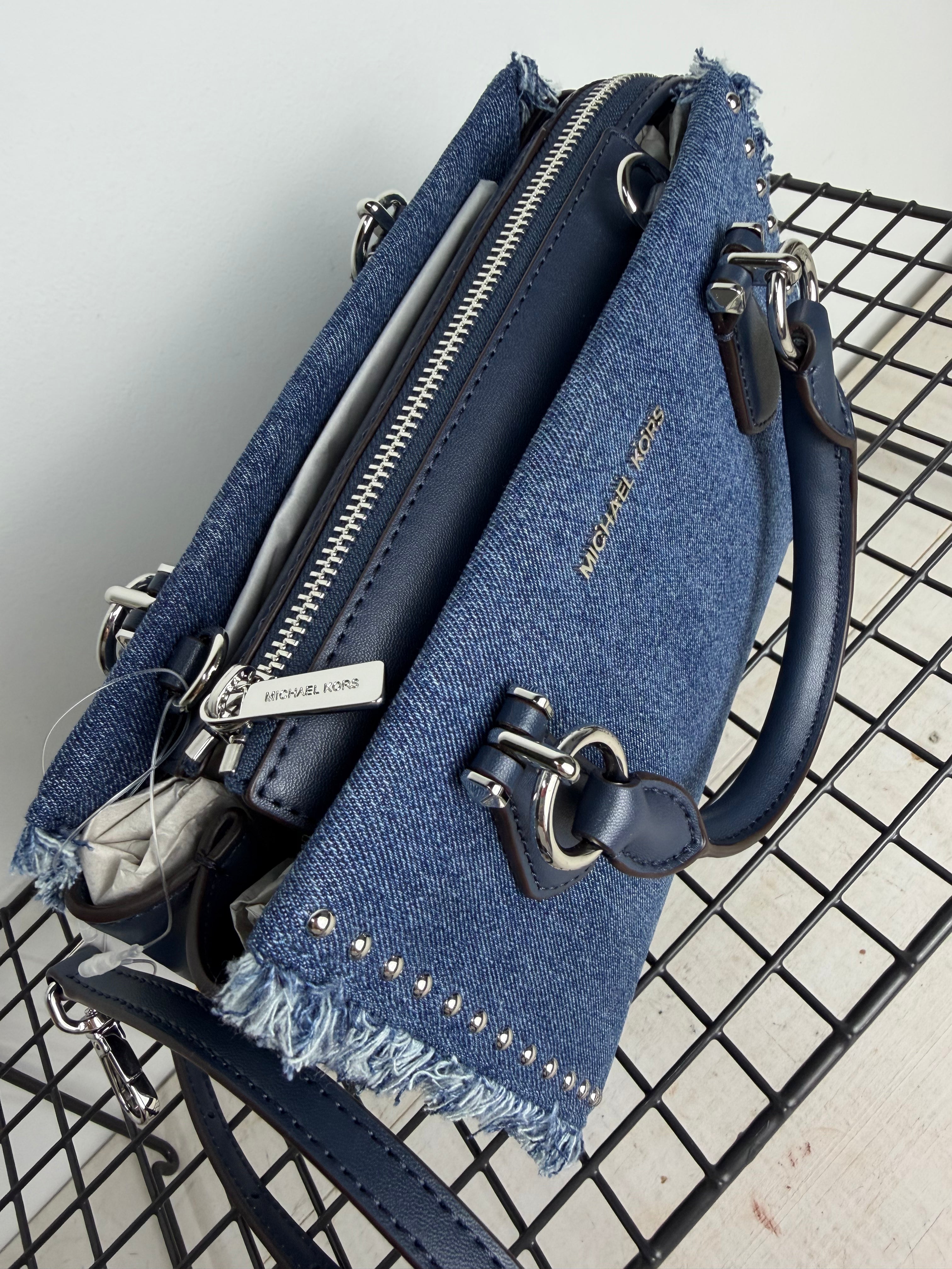 Michael Kors Marilyn Small Messenger – Denim lavado
