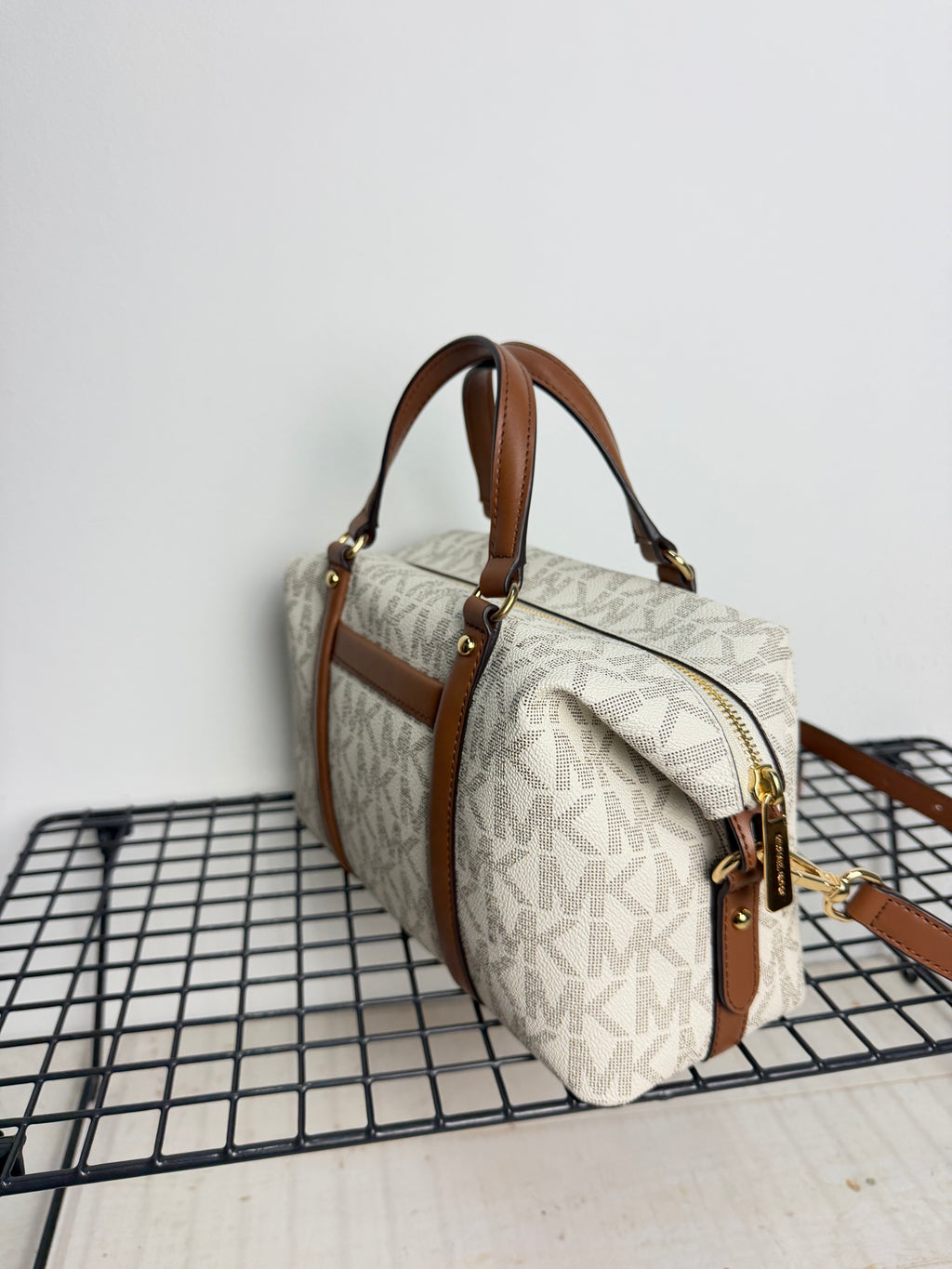 Bolso Michael Kors Brooklyn pequeño – vainilla